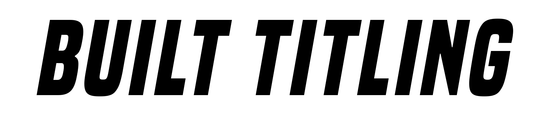 Built Titling